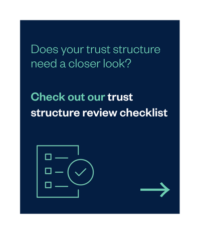 Trust structure review